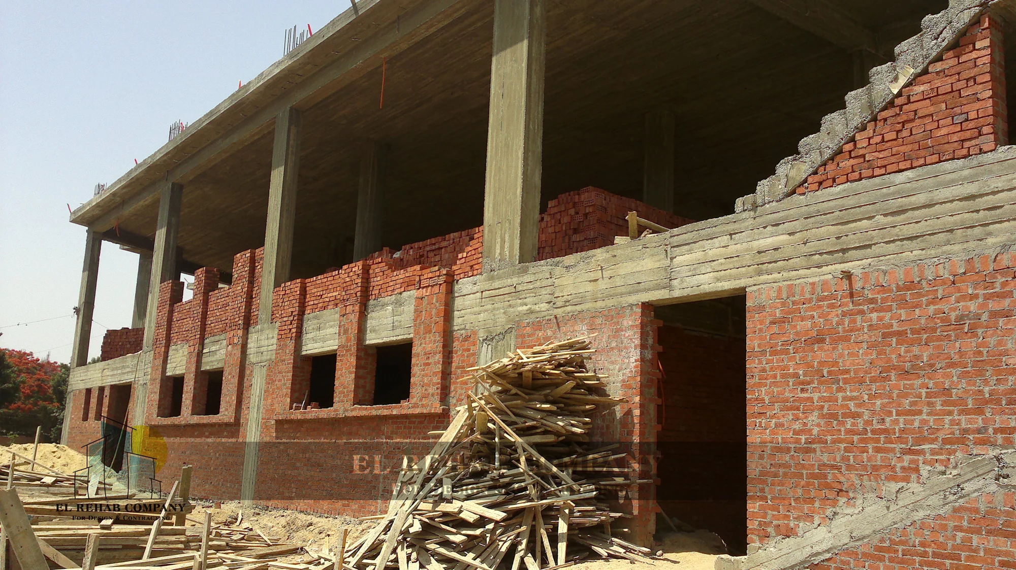Masjid construction progressing from structure to finish