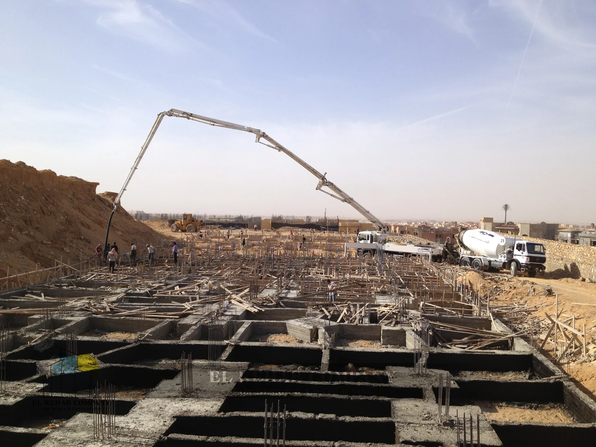 One Piece Compound villas during civil construction