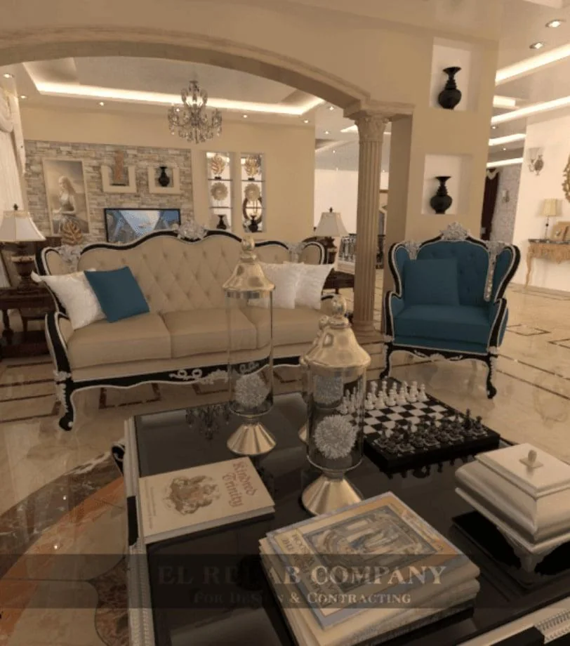 Executed villa interior within the residential portfolio